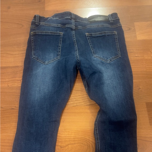 Men’s Skinny Jeans Dark Blue Size 30 - Picture 2 of 4
